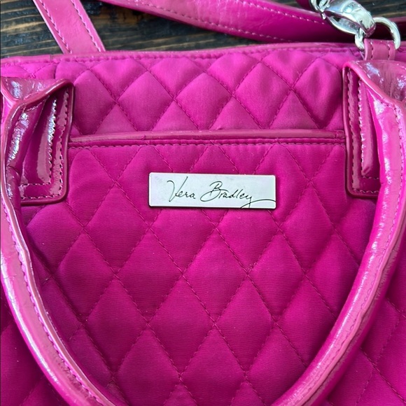 Vera Bradley Pink Quilted Shoulder Bag with Plush Design - Picture 4 of 12